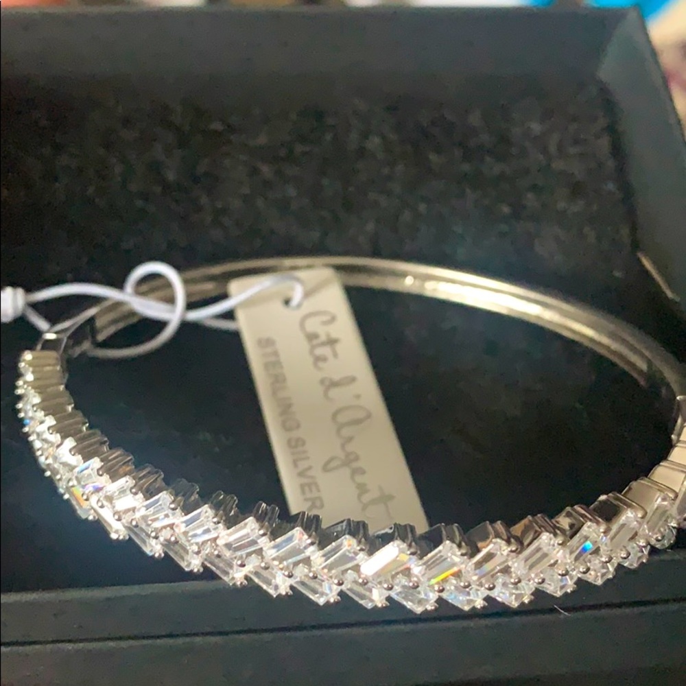New Sterling silver 925 CZ bracelet made in Italy